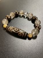 天珠とルチルとヒマラヤ水晶¥43、000